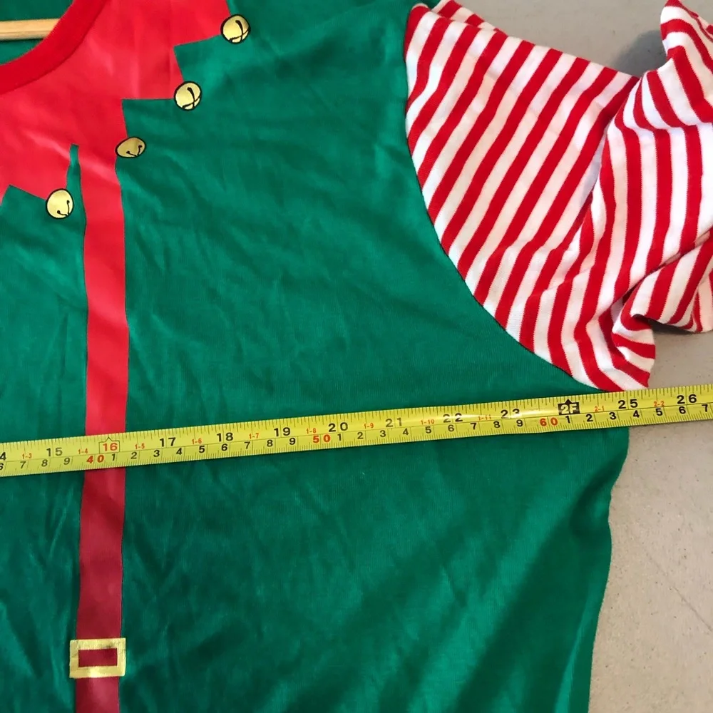 Target Wondershop ELF long sleeve Top T-Shirt Holiday Screen Printed Womens XL - Picture 3 of 6